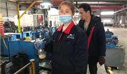 嘉兴钢材厂车间生产线